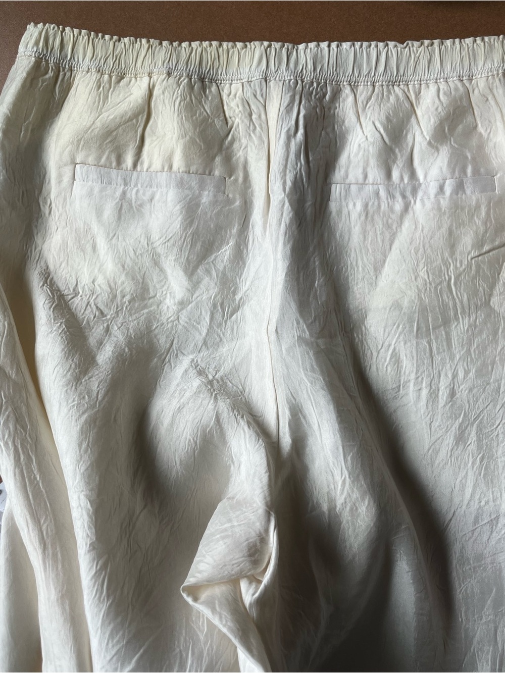 J.CREW Women's Cosmo Stratus Wide Leg Pants. Size XS Yellow/White NWT - Picture 5 of 7
